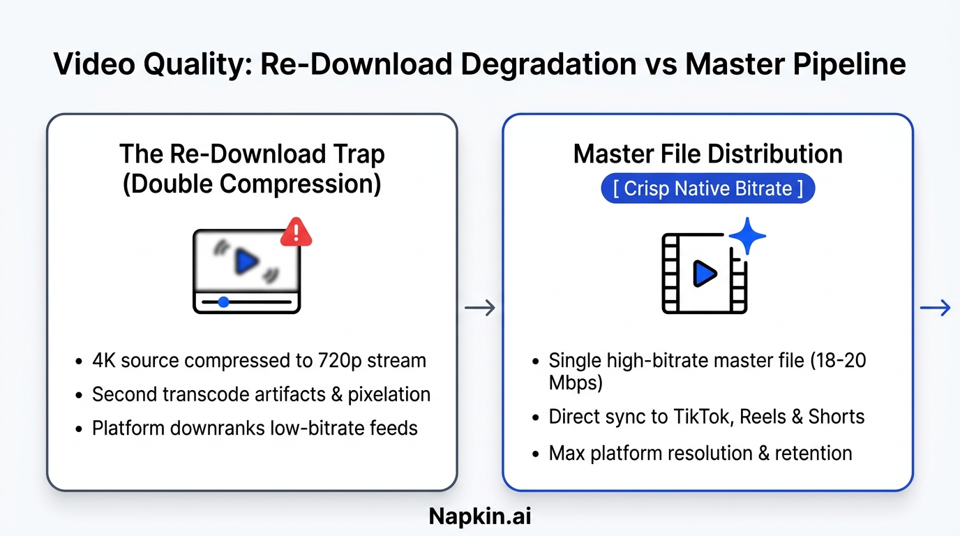 Why Cross-Posting Destroys Video Quality (And the Exact Export Specs That Fix It)
